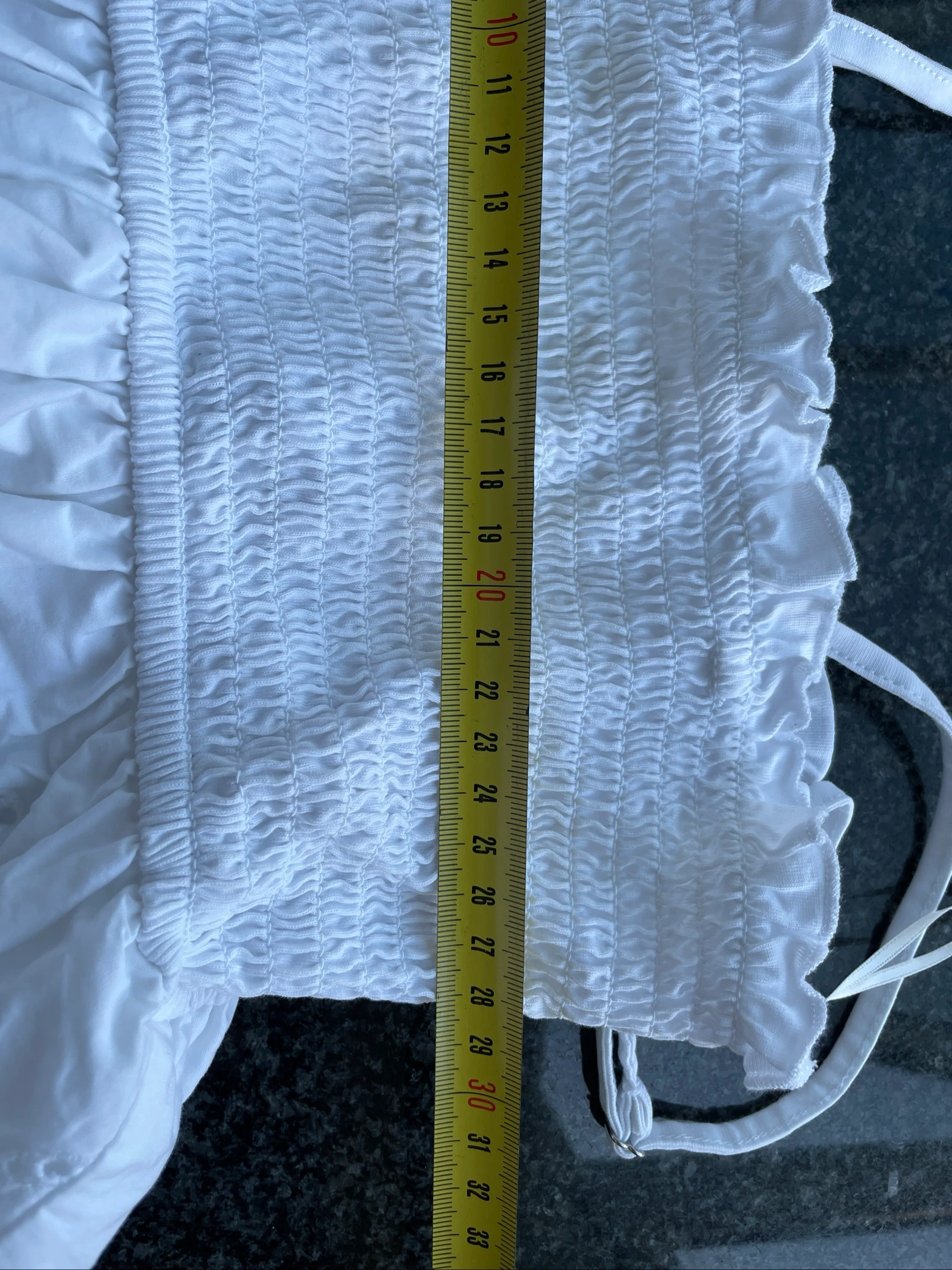 Stradivarius top wit maat S – photo 4